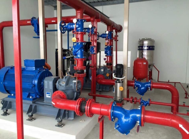 Construction and installation of fire protection system