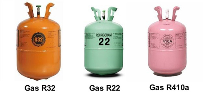 Các loại gas thường dùng trên điều hòa