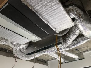Installation of flexible ducts with insulation: quotation, standard installation