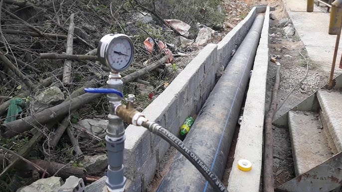Các bước tiến hành thử áp lực đường ống nước