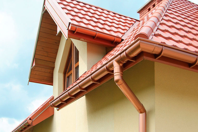 What is the purpose of installing rainwater drainage pipes?