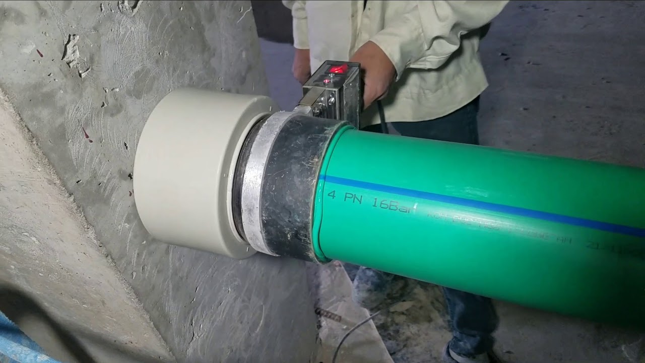 Cách hàn ống nhiệt PPR bị khoan lủng