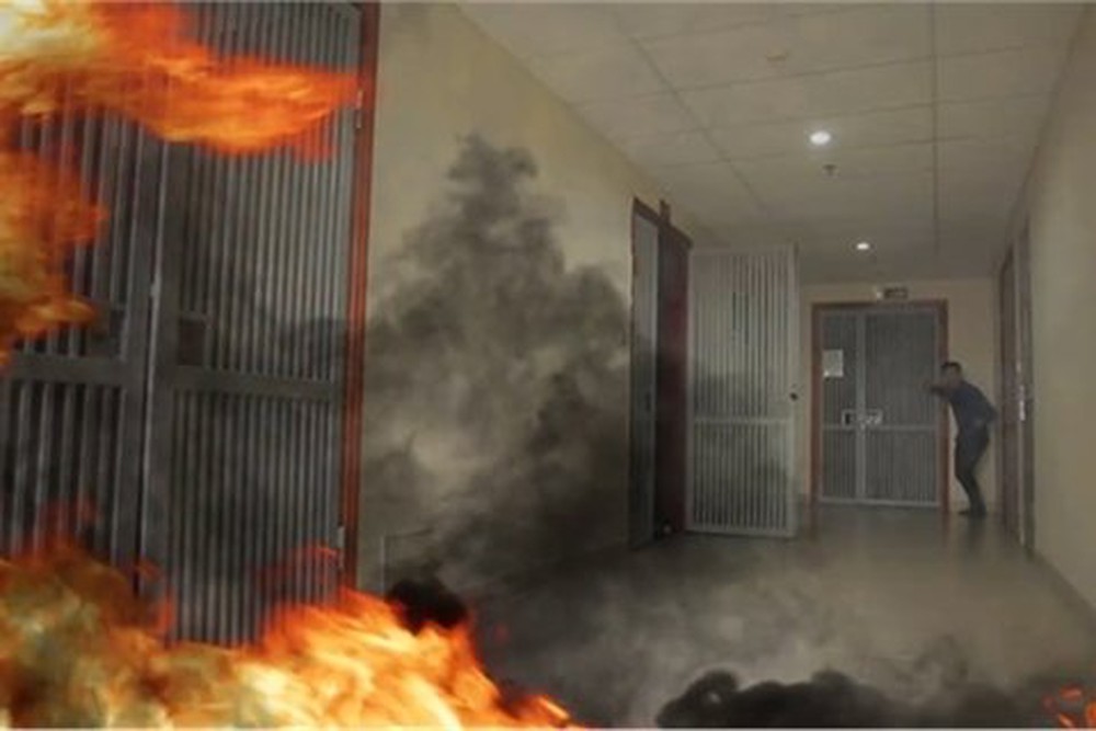 How to escape in the event of a fire in a high-rise apartment building?